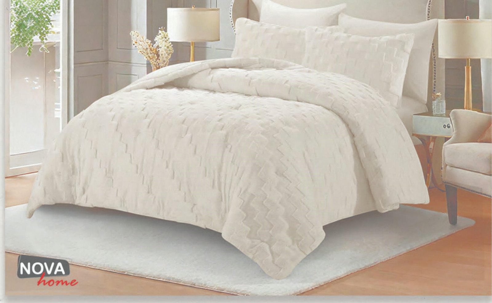 Alibina — White · King — 6 pcs