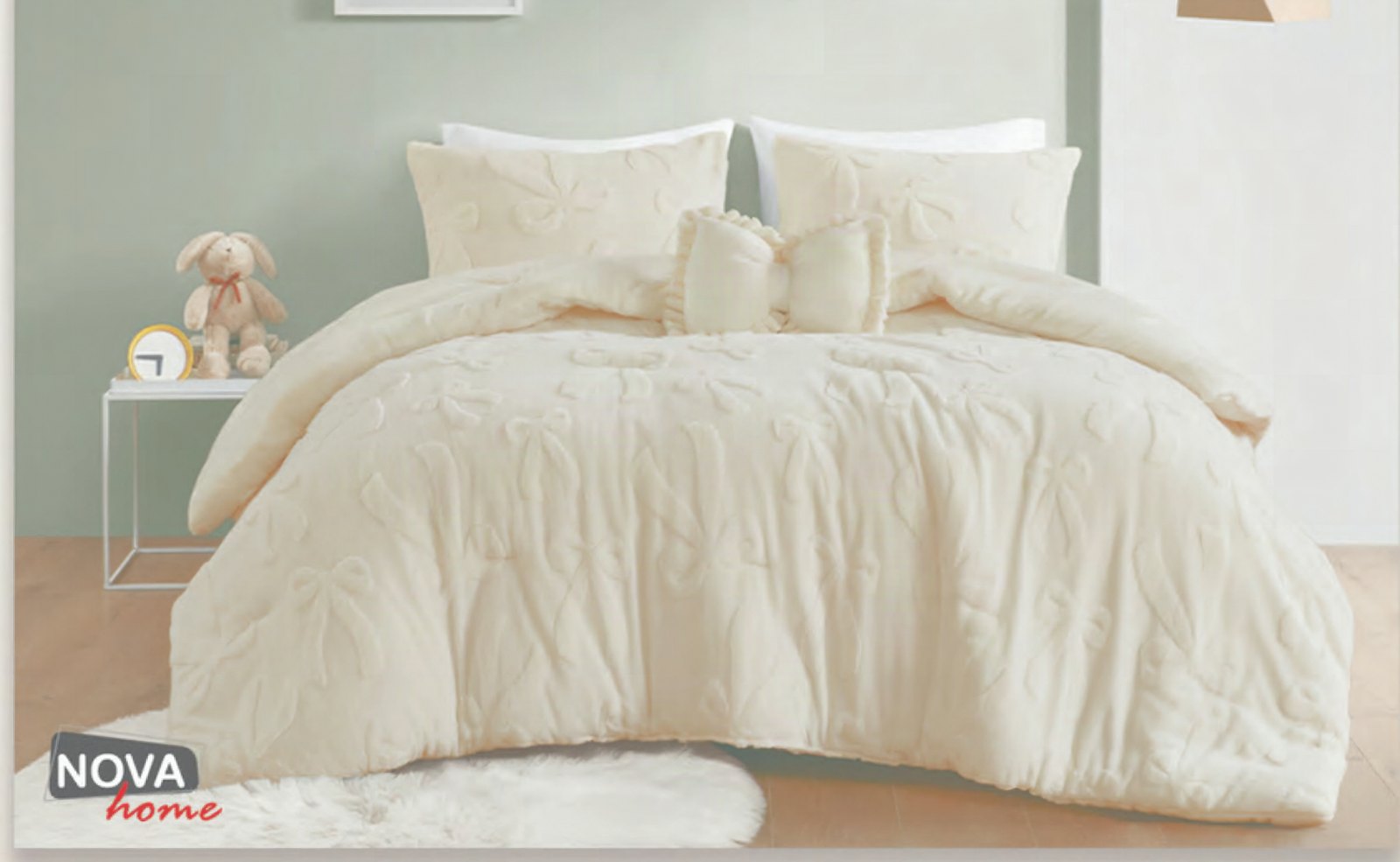 Celeste — Ivory · Queen — 7 pcs