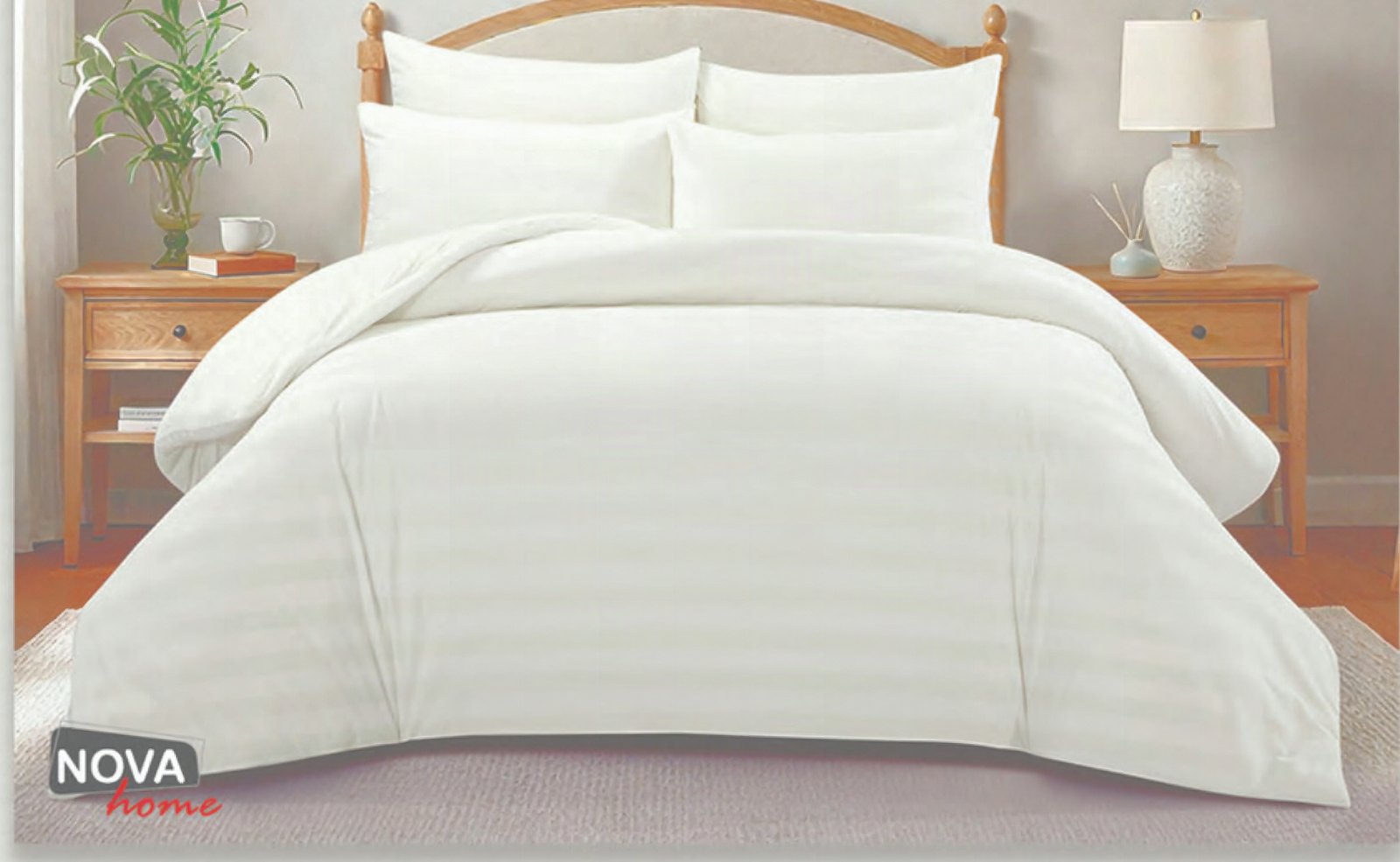 Velvora — White · King — 6 pcs