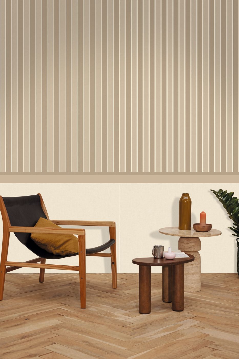 Mix & Stripes — Beige