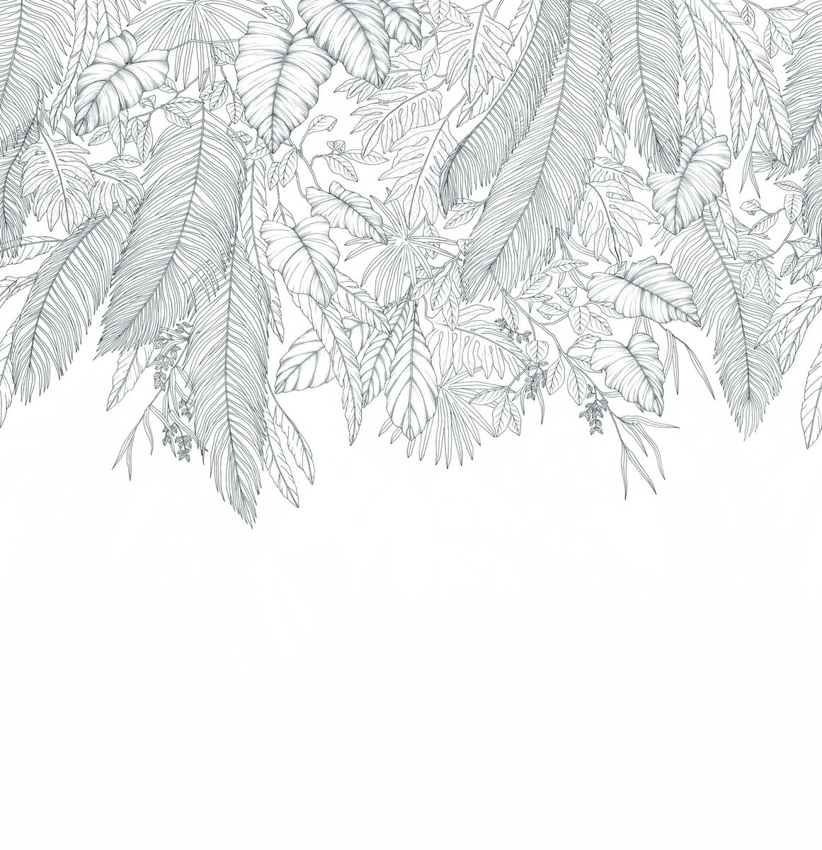 Moonlight 3 Mural — White