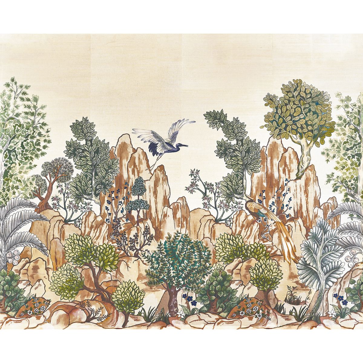 Exploration Mural — Beige