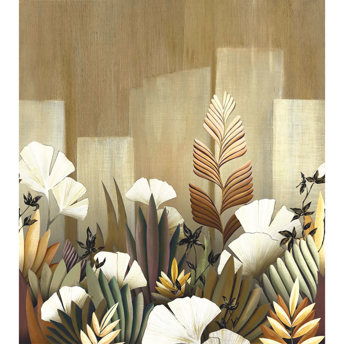 Exploration Mural — Taupe