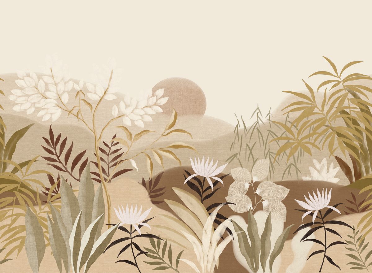 Panoramas 5 Mural — Beige
