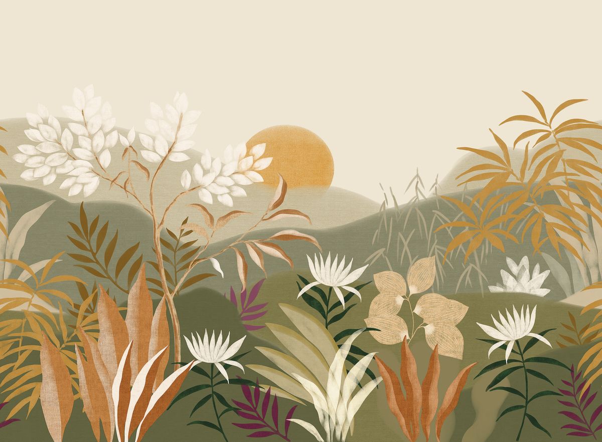 Panoramas 5 Mural — Beige