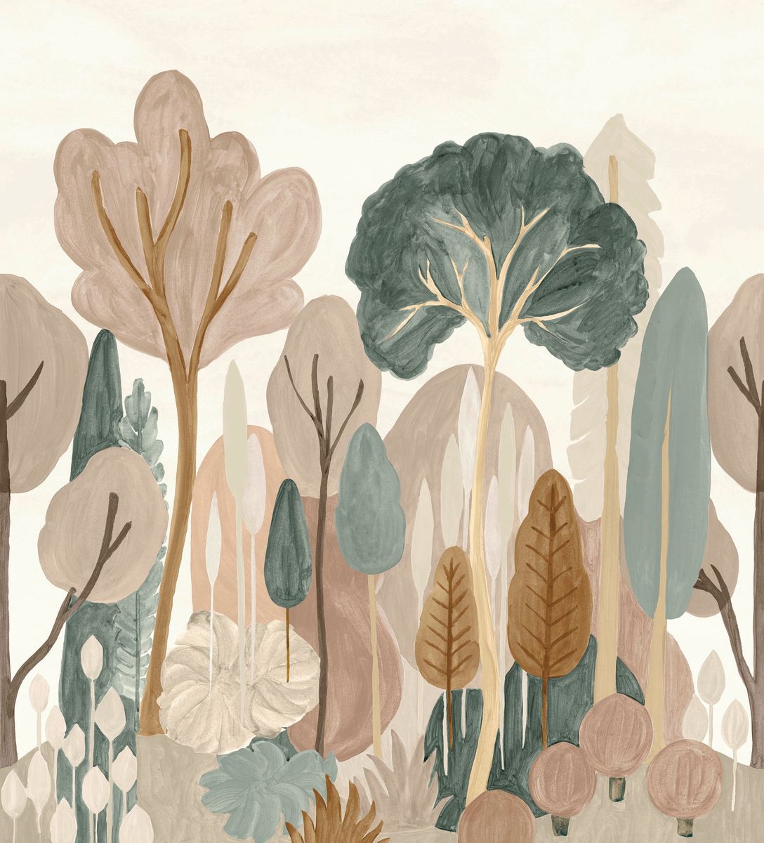Panoramas 3 Mural — Beige