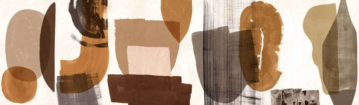 Panoramas 4 Mural — Taupe