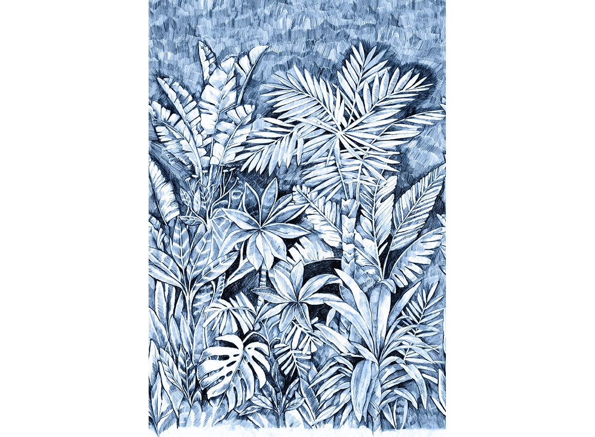 Murals Decor 202 Mural — Powder Blue