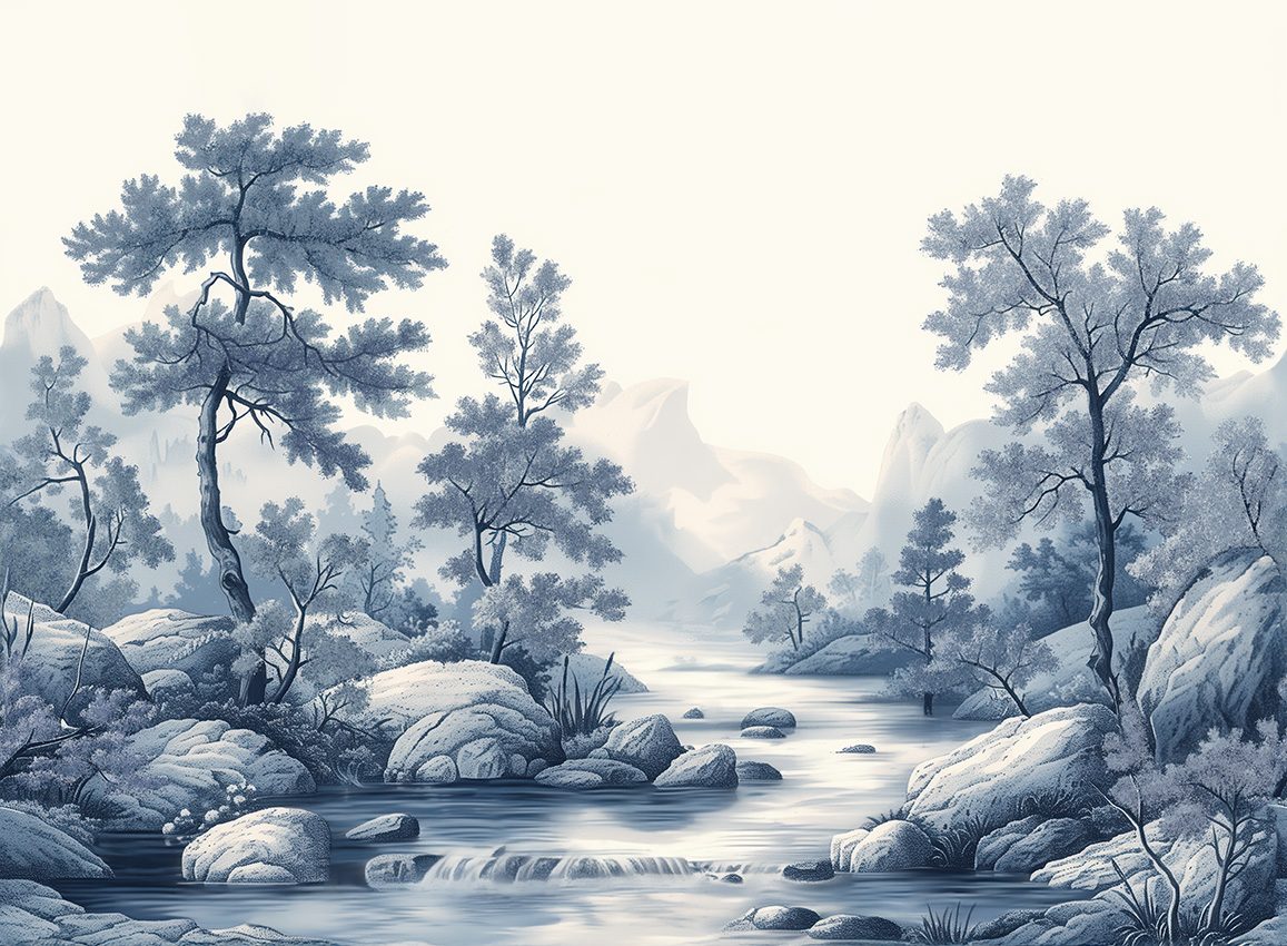Murals Decor 202 Mural — Silver