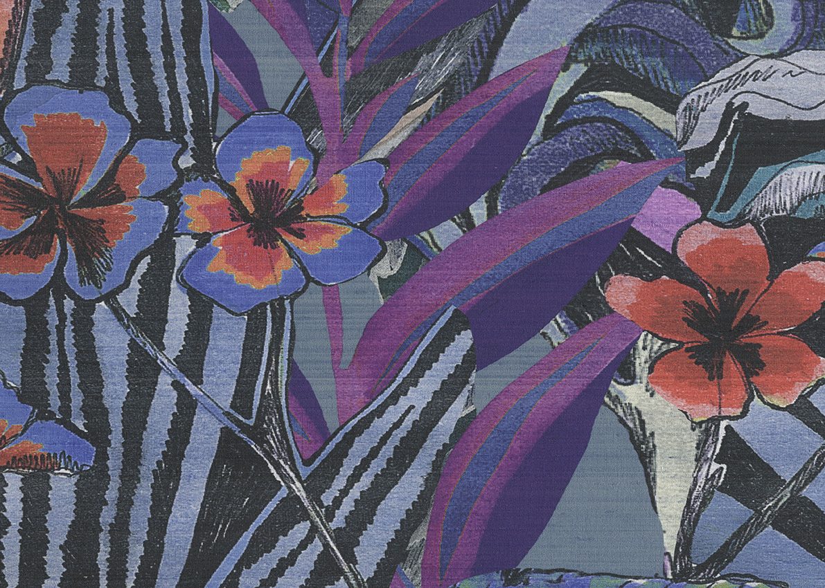 Jaipur Mural — Plum